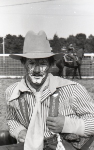Todd Bowman, legendary rodeo clown 1985